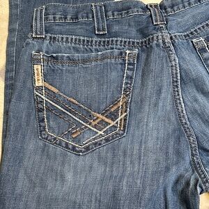 Cinch Blue Bootcut Jeans for Men 35 x 38